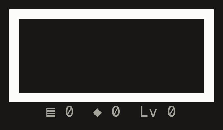 tetris: a small Tetris well above the prompt