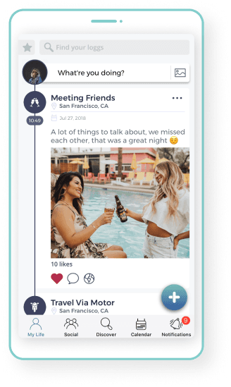 Logg mobile feed