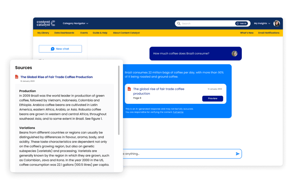 MyCatalyst content intelligently connected